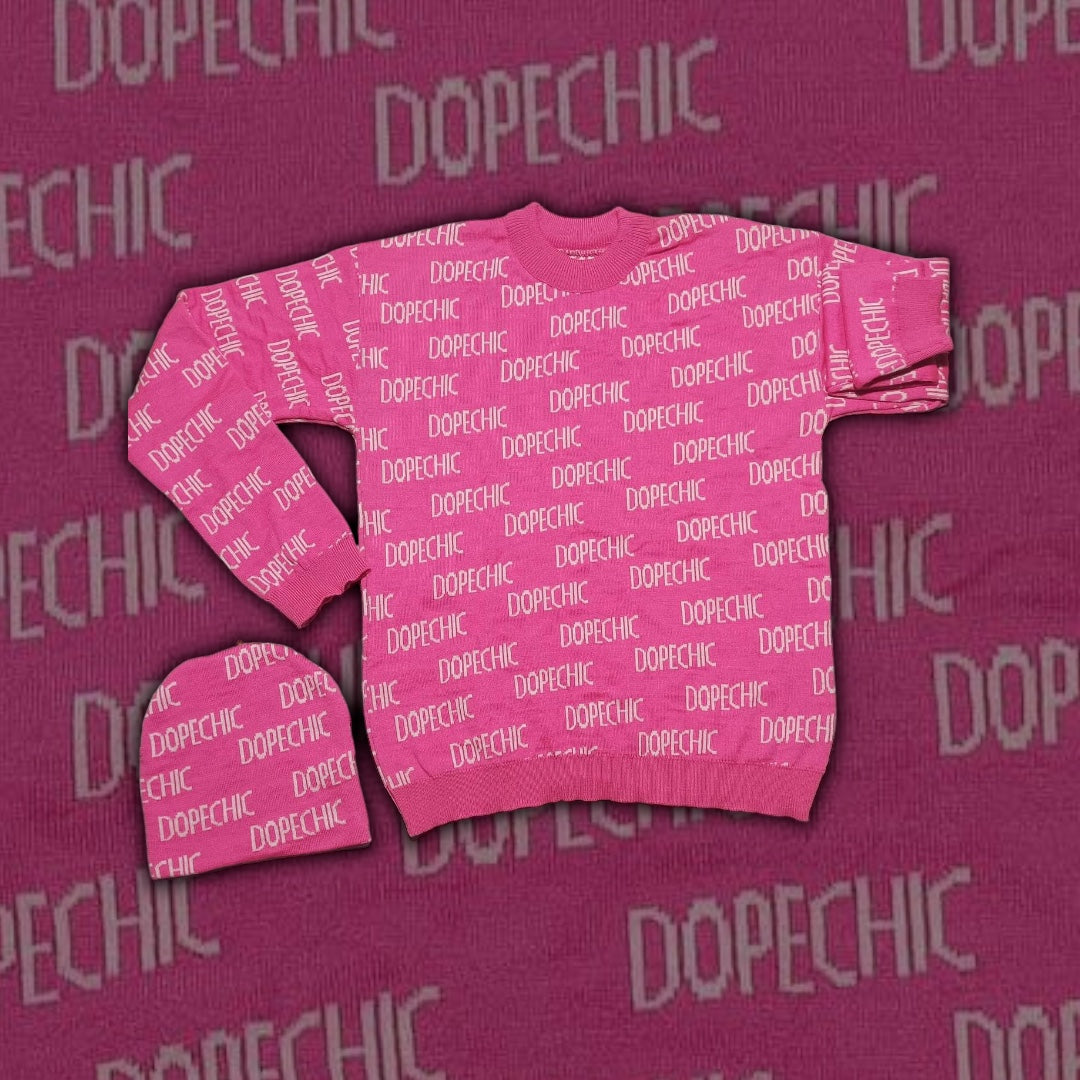 Pinky Sweater set